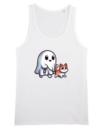 Halloween Fantoma Plimba Pisica White