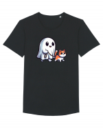 Halloween Fantoma Plimba Pisica Tricou mânecă scurtă guler larg Bărbat Skater