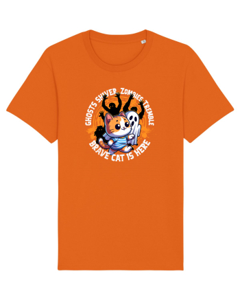 Halloween Pisica Curajoasa si Fantoma Speriata Bright Orange