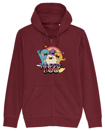 Halloween Happy Boo Fantomele Simpatice Burgundy