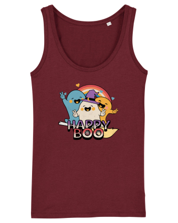 Halloween Happy Boo Fantomele Simpatice Burgundy