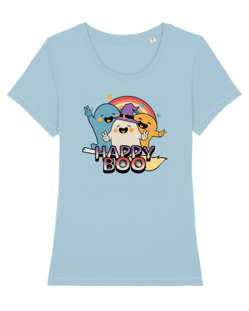 Halloween Happy Boo Fantomele Simpatice Sky Blue