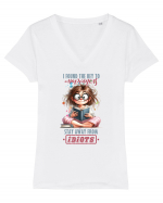 I Found The Key To Happiness Tricou mânecă scurtă guler V Damă Evoker