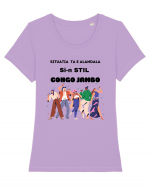 Congo jambo Tricou mânecă scurtă guler larg fitted Damă Expresser