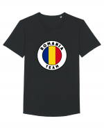 Romania Team Tricou mânecă scurtă guler larg Bărbat Skater