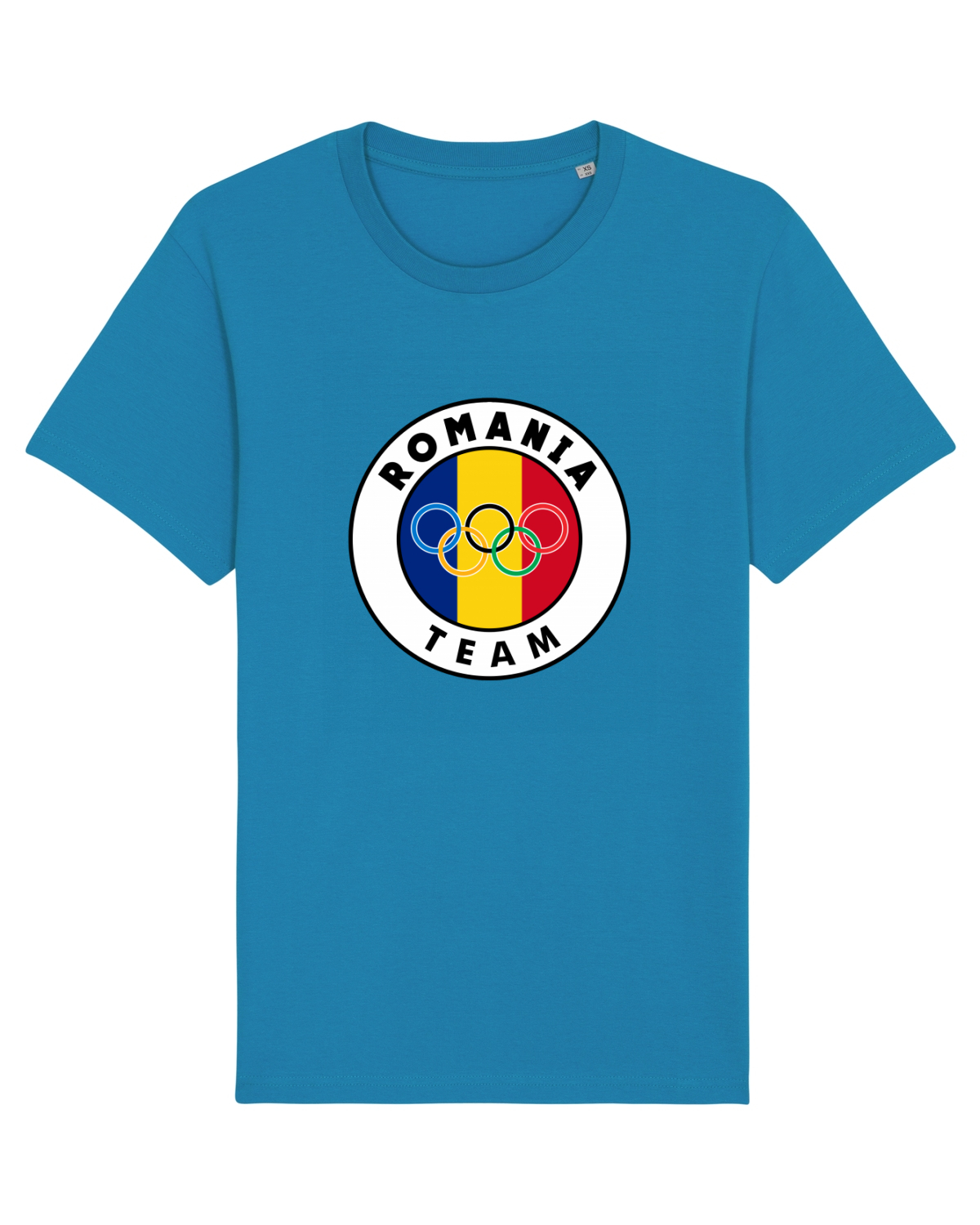 Tricou mânecă scurtă Unisex Rocker Azur