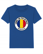 Romania - Liber sa fiu ultra'! Tricou mânecă scurtă  Copii Mini Creator