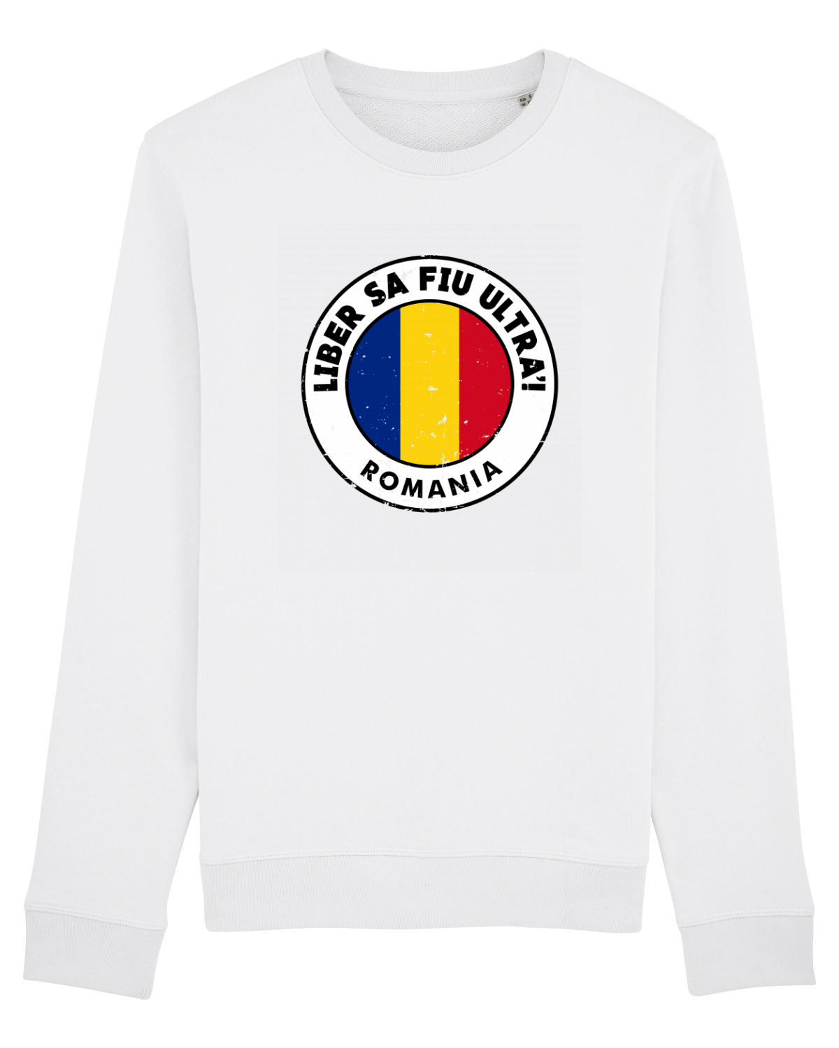 Bluză mânecă lungă Unisex Rise White