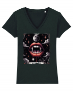 Bite Me Tricou mânecă scurtă guler V Damă Evoker