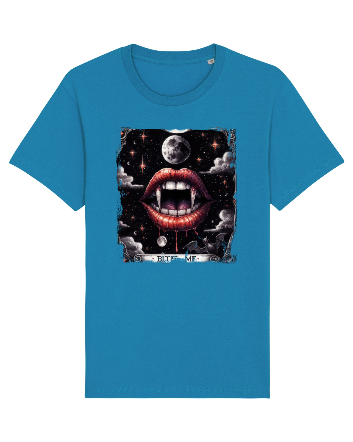 Tricou mânecă scurtă Unisex Rocker Azur