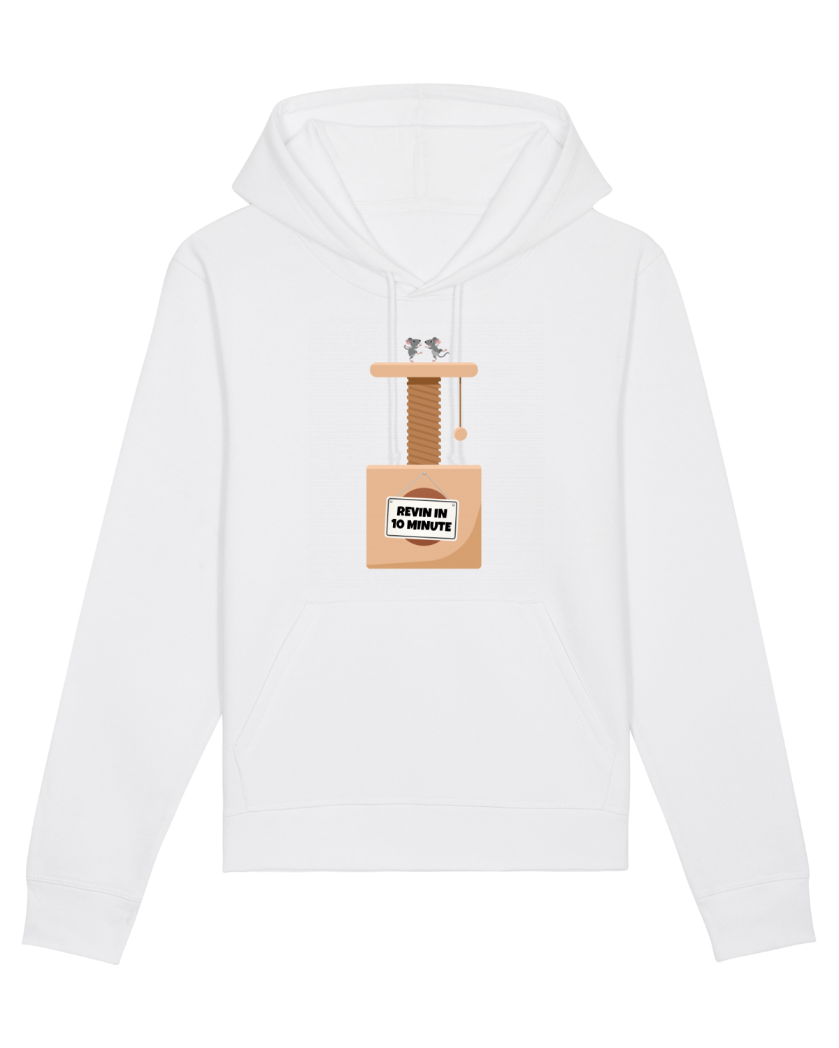 Hanorac Unisex Drummer White
