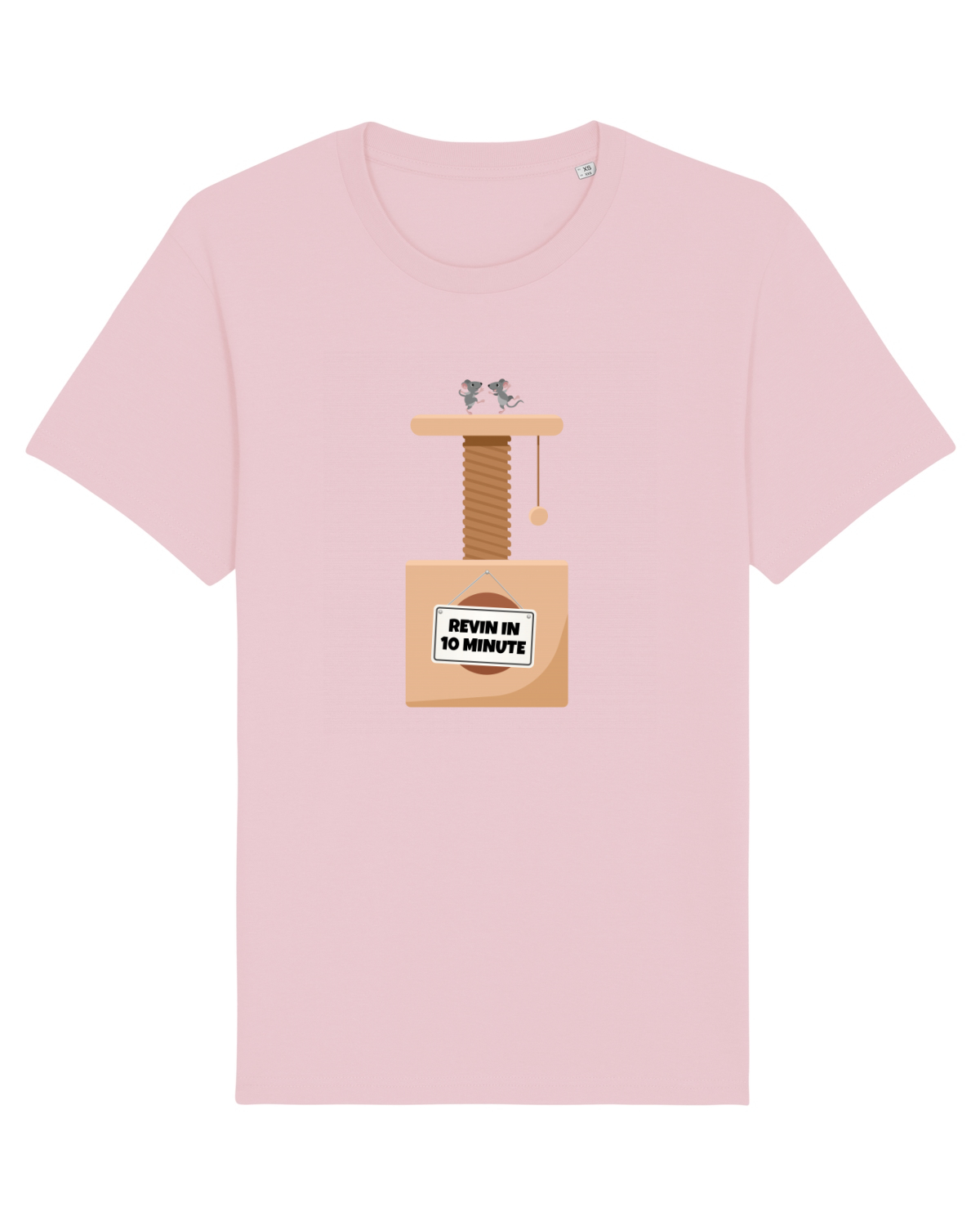 Tricou mânecă scurtă Unisex Rocker Cotton Pink