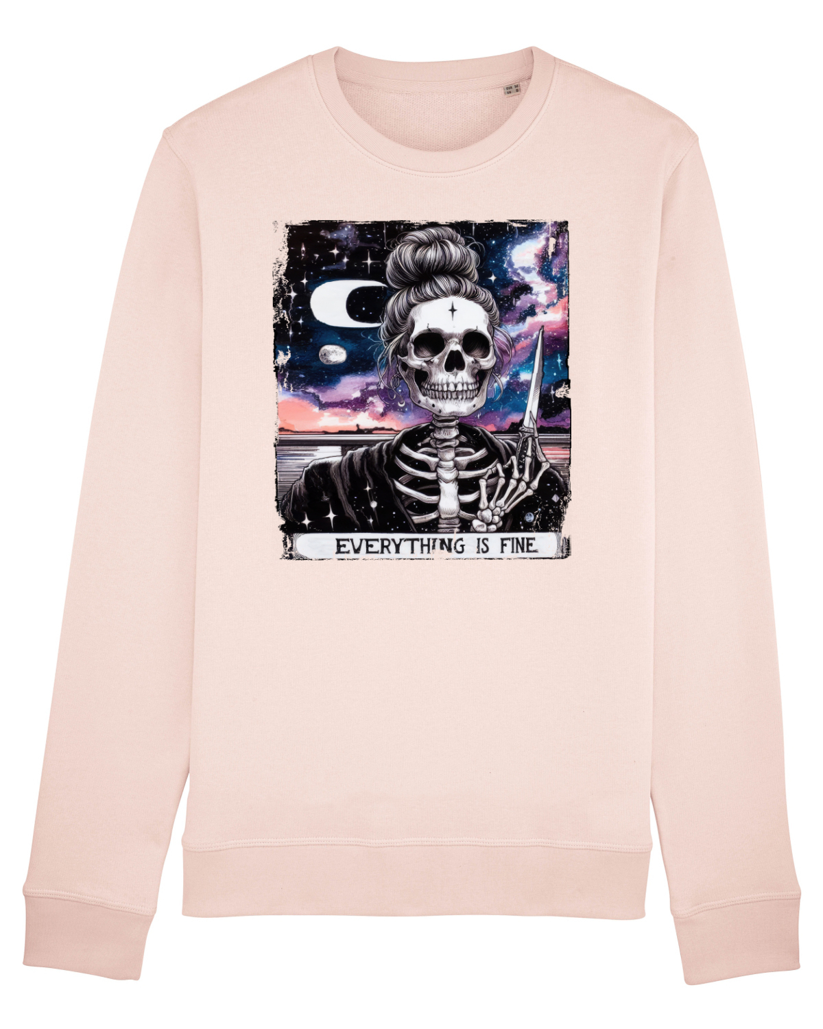 Bluză mânecă lungă Unisex Rise Candy Pink