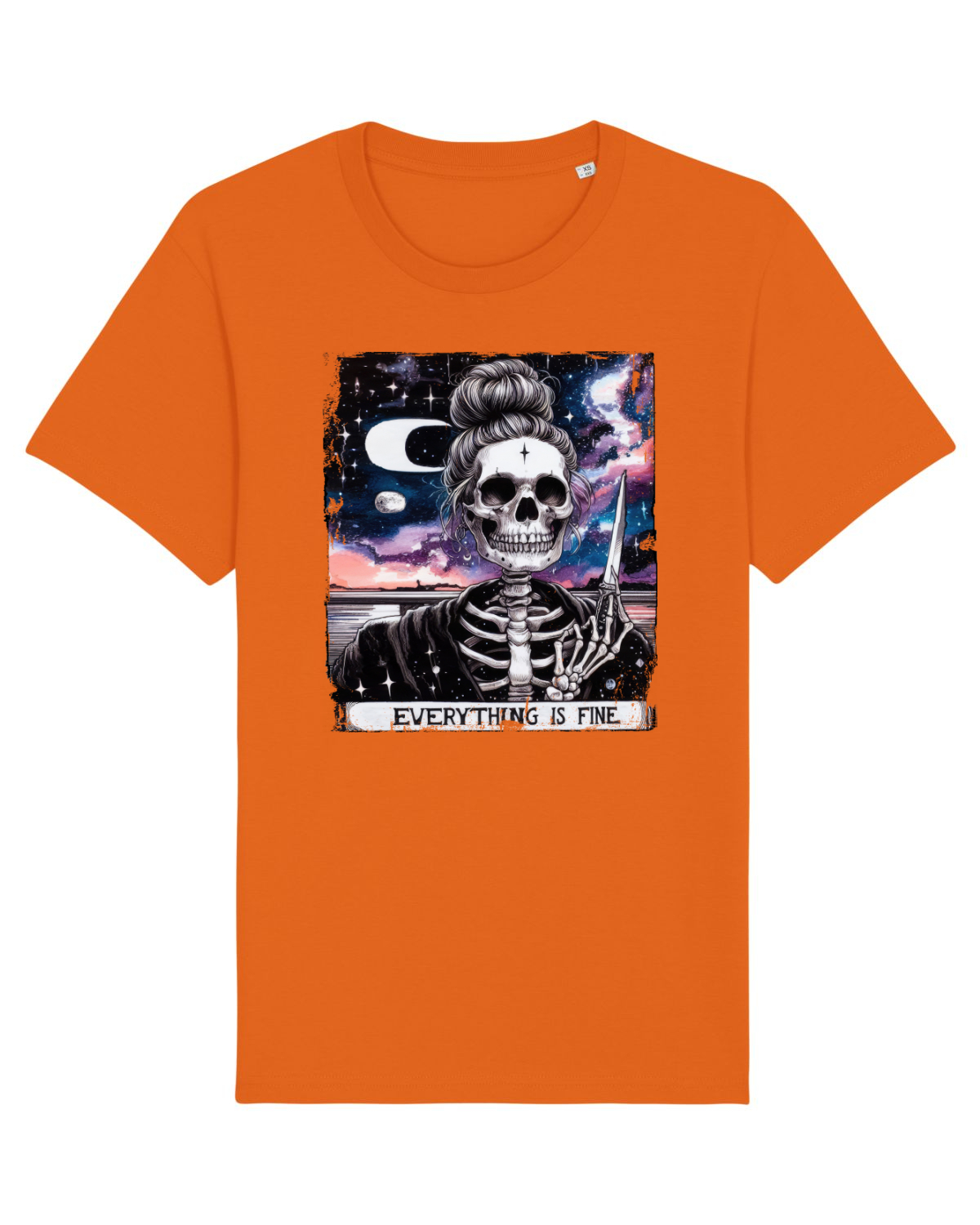 Tricou mânecă scurtă Unisex Rocker Bright Orange