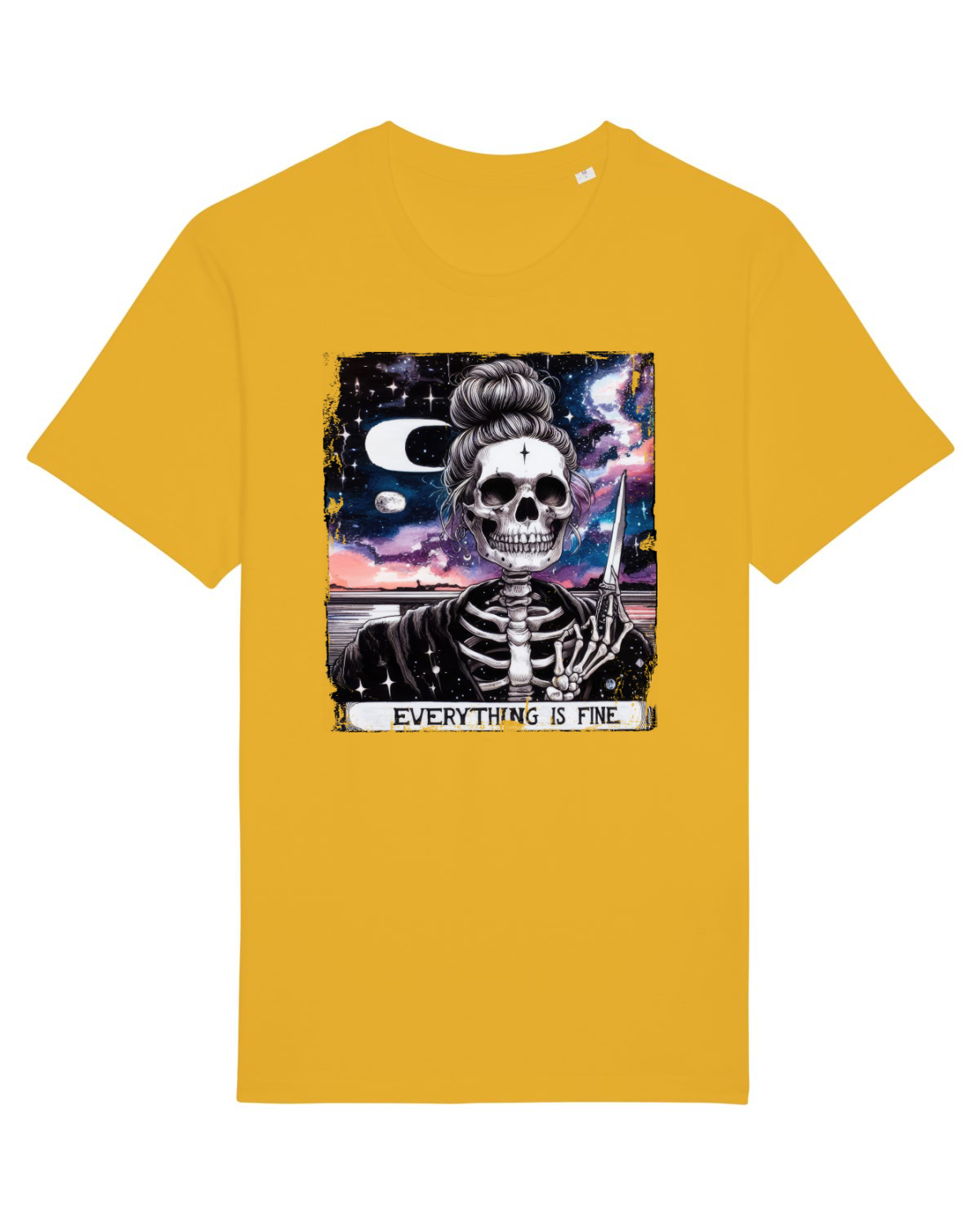 Tricou mânecă scurtă Unisex Rocker Spectra Yellow