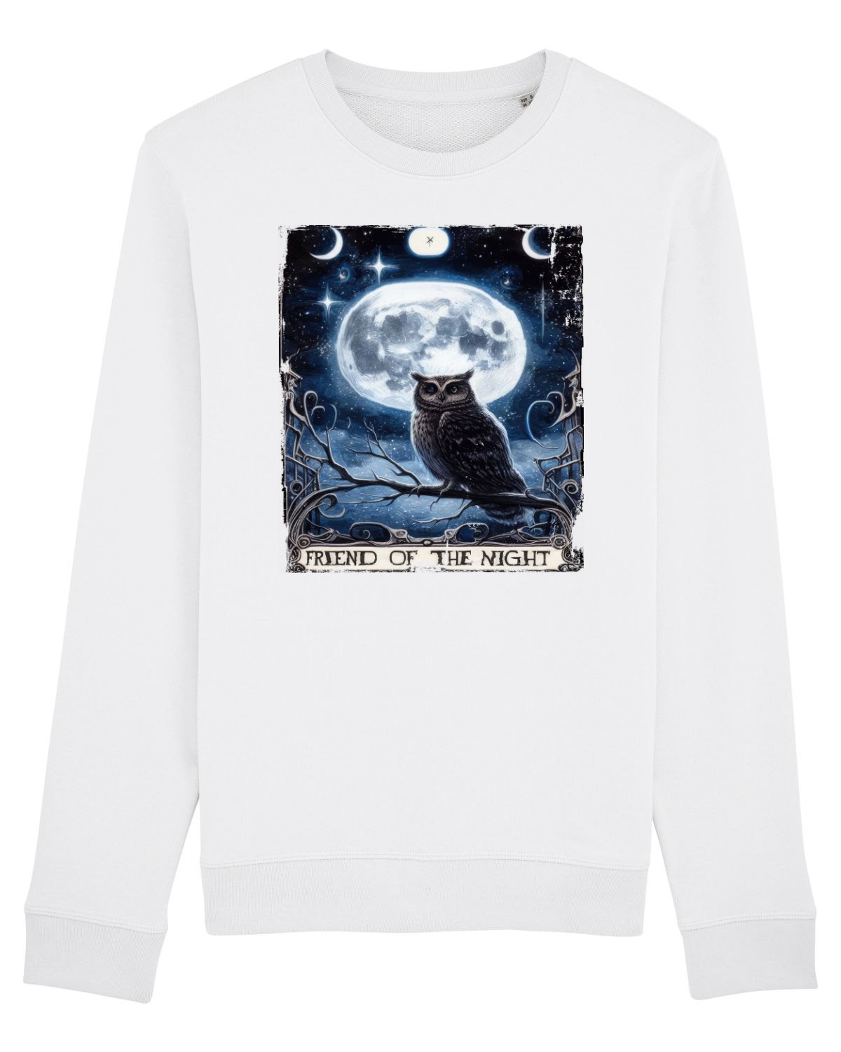 Bluză mânecă lungă Unisex Rise White