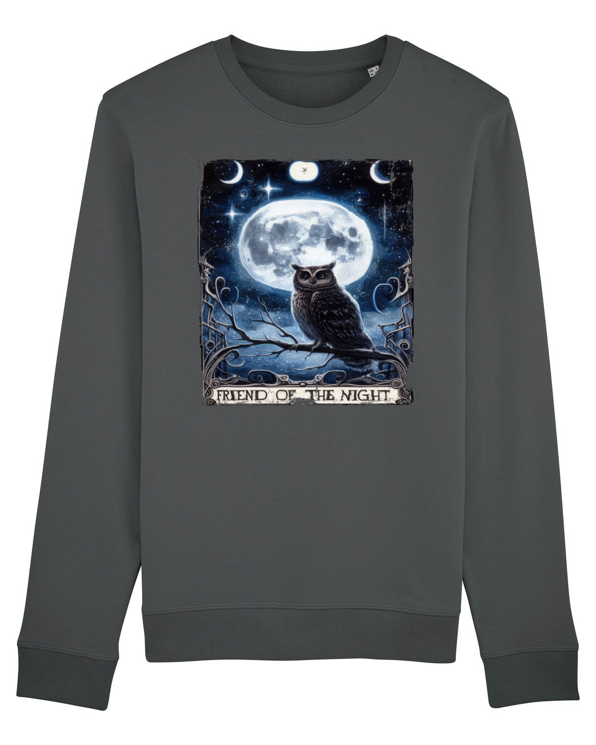 Bluză mânecă lungă Unisex Rise Anthracite
