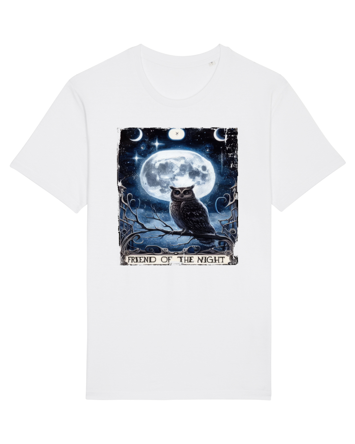 Tricou mânecă scurtă Unisex Rocker White
