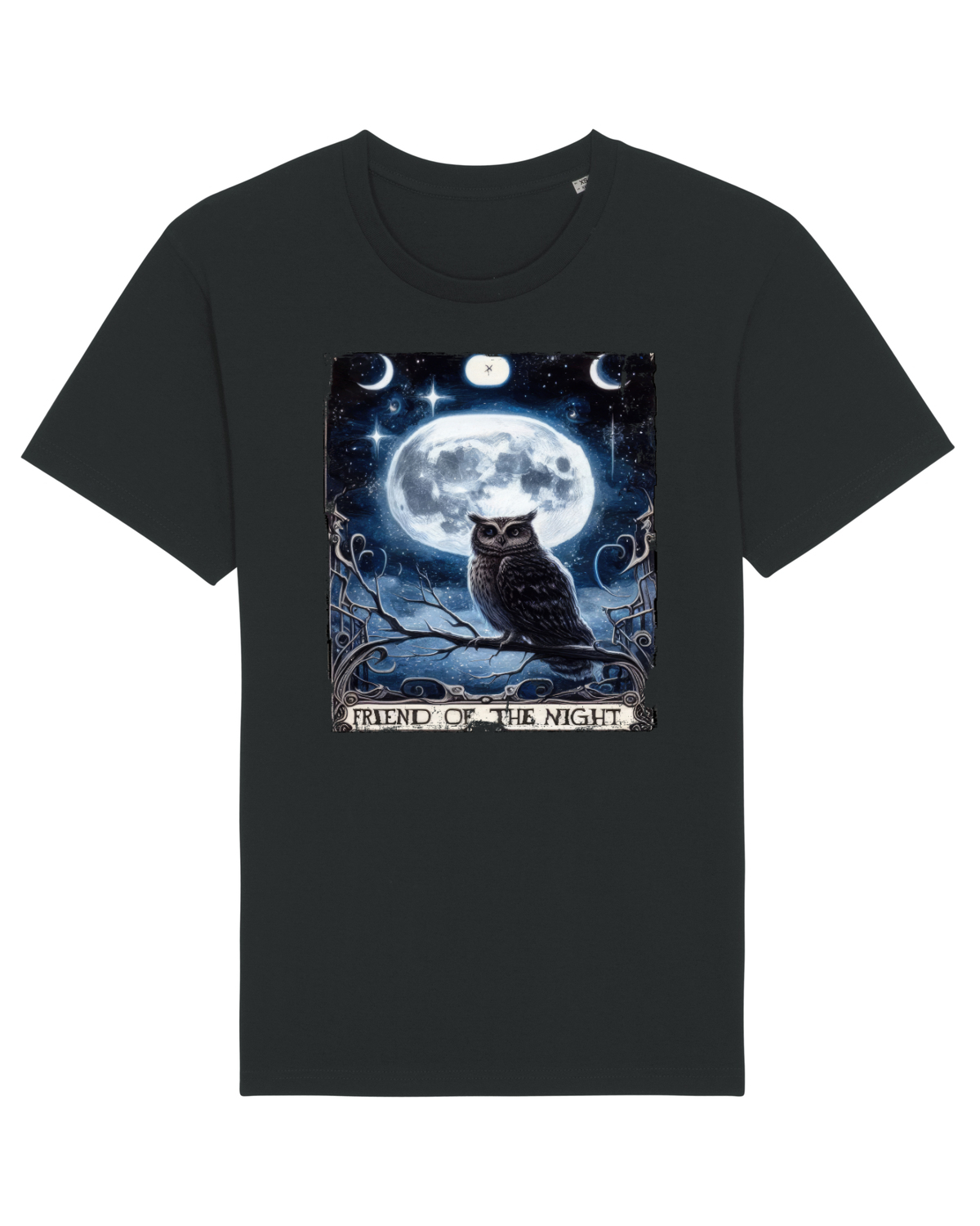 Tricou mânecă scurtă Unisex Rocker Black