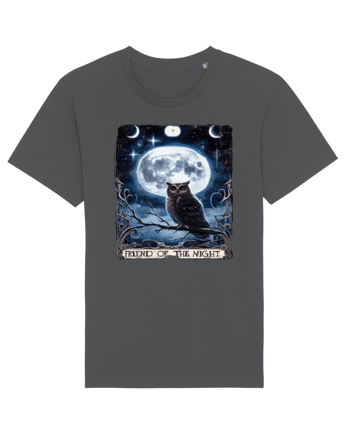 Tricou mânecă scurtă Unisex Rocker Anthracite