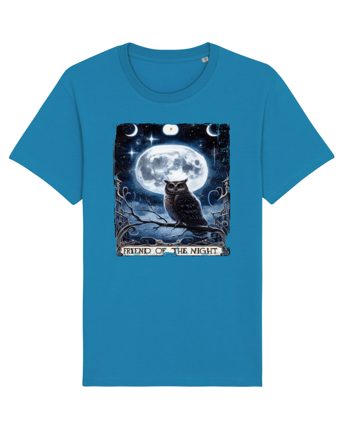 Tricou mânecă scurtă Unisex Rocker Azur