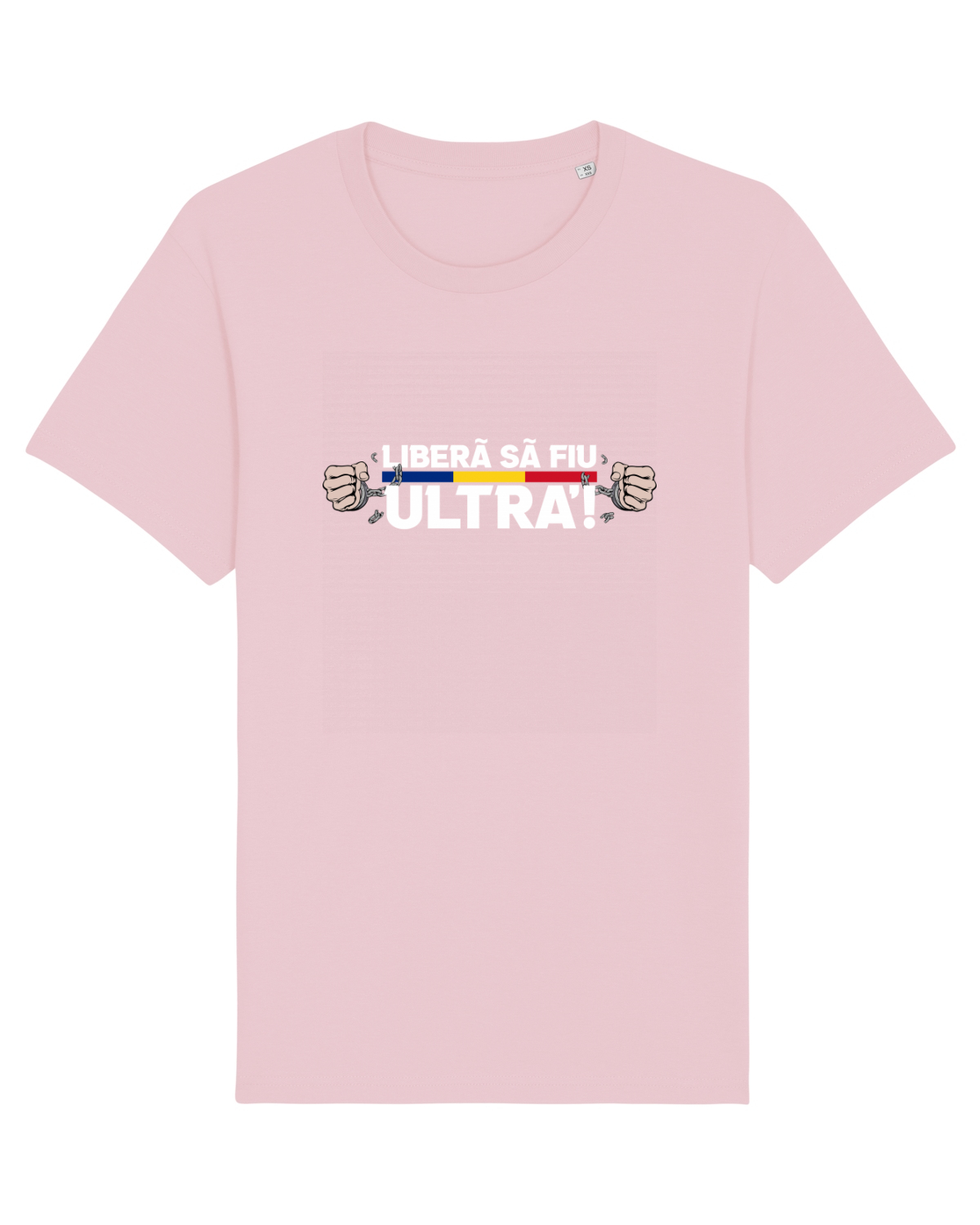 Tricou mânecă scurtă Unisex Rocker Cotton Pink