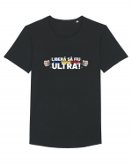 Libera sa fiu ultra! Tricou mânecă scurtă guler larg Bărbat Skater