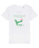 Diferenta dintre o zi buna si una proasta Tricou mânecă scurtă  Copii Mini Creator