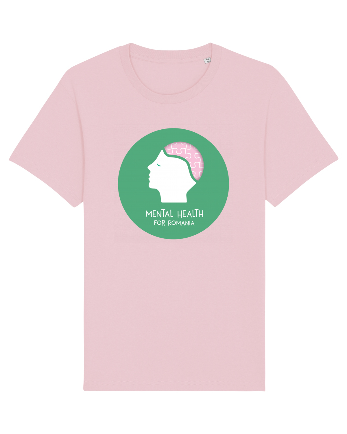 Tricou mânecă scurtă Unisex Rocker Cotton Pink