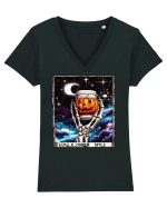 Pumpkin Spice Tricou mânecă scurtă guler V Damă Evoker
