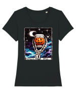 Pumpkin Spice Tricou mânecă scurtă guler larg fitted Damă Expresser