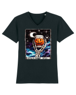 Pumpkin Spice Tricou mânecă scurtă guler V Bărbat Presenter