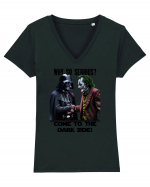 Mă, tu esti serios?! Tricou mânecă scurtă guler V Damă Evoker