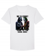 Mă, tu esti serios?! Tricou mânecă scurtă guler larg Bărbat Skater