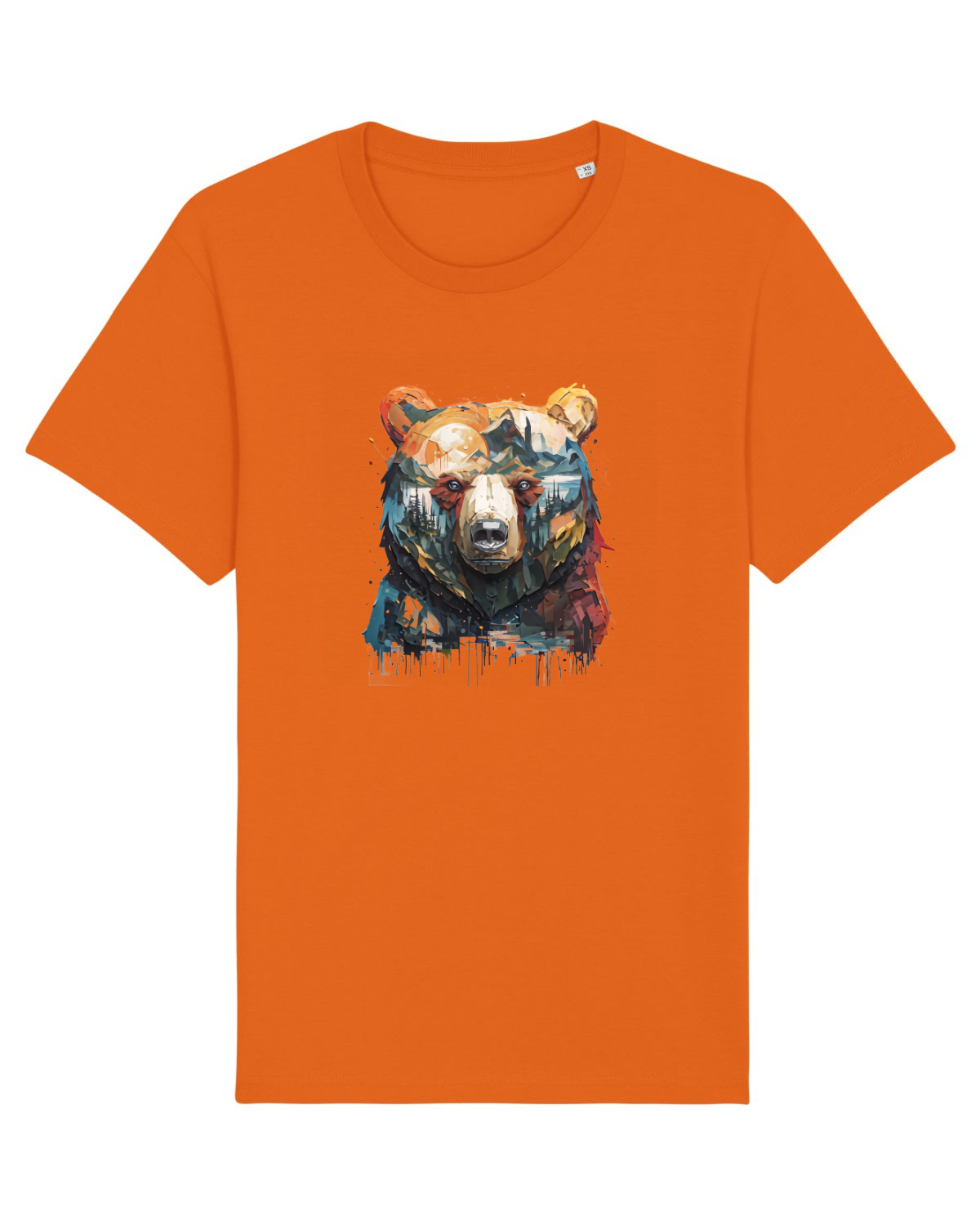 Tricou mânecă scurtă Unisex Rocker Bright Orange
