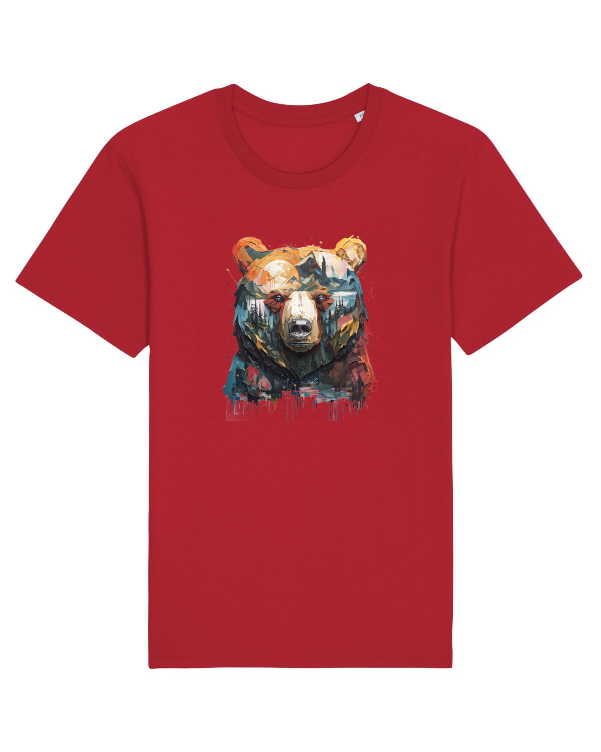 Tricou mânecă scurtă Unisex Rocker Red