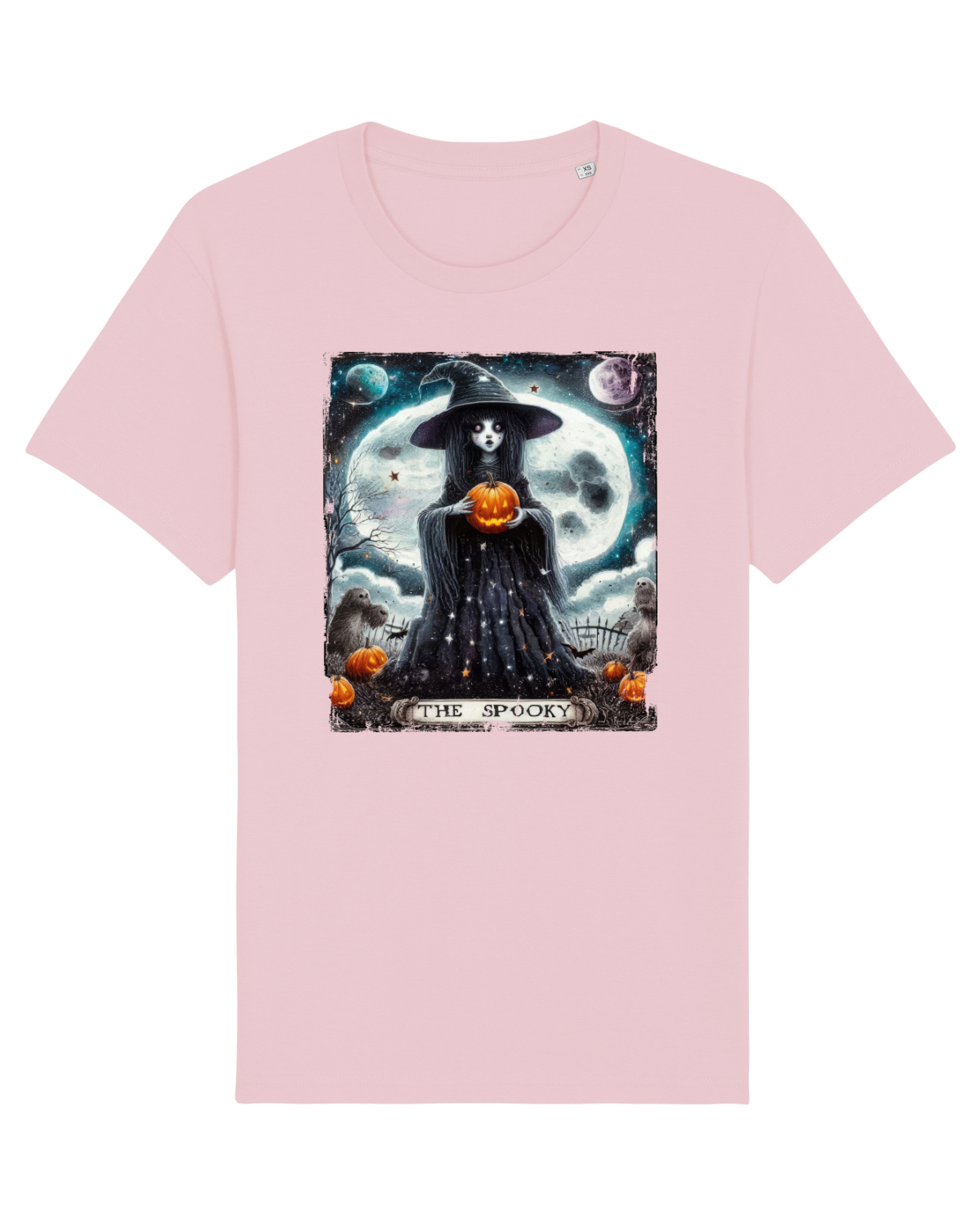 Tricou mânecă scurtă Unisex Rocker Cotton Pink