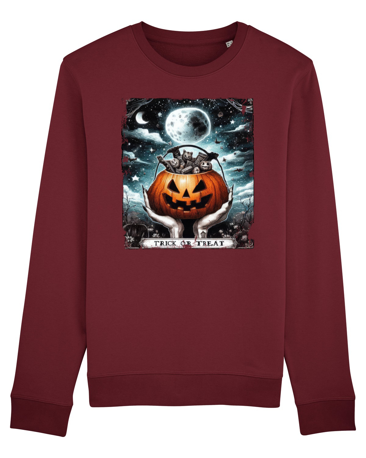 Bluză mânecă lungă Unisex Rise Burgundy