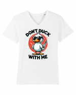 Don't Duck With Me Tricou mânecă scurtă guler V Bărbat Presenter