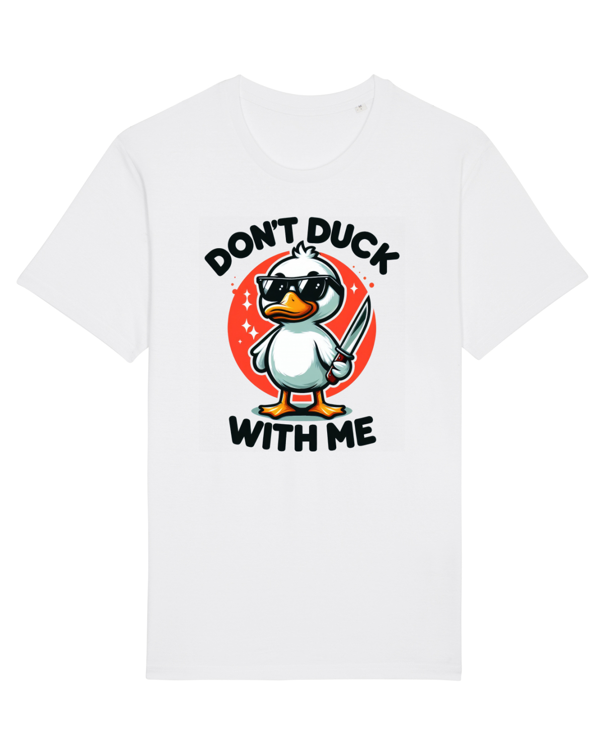 Tricou mânecă scurtă Unisex Rocker White