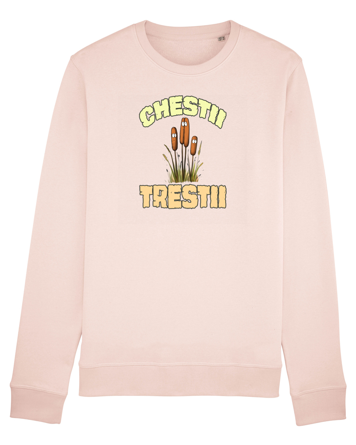 Bluză mânecă lungă Unisex Rise Candy Pink