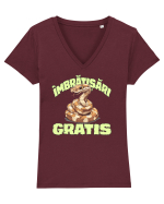 IMBRATISARI GRATIS - BOA CONSTRICTOR Tricou mânecă scurtă guler V Damă Evoker