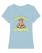 IMBRATISARI GRATIS - BOA CONSTRICTOR Tricou mânecă scurtă guler larg fitted Damă Expresser