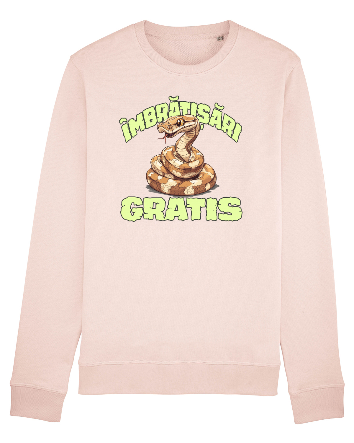Bluză mânecă lungă Unisex Rise Candy Pink
