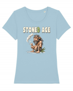 STONEd AGE ;) Tricou mânecă scurtă guler larg fitted Damă Expresser