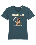 STONEd AGE ;) Tricou mânecă scurtă guler V Bărbat Presenter