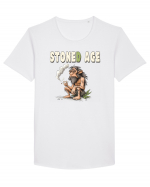 STONEd AGE ;) Tricou mânecă scurtă guler larg Bărbat Skater