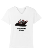 Planuri de weekend Tricou mânecă scurtă guler V Bărbat Presenter
