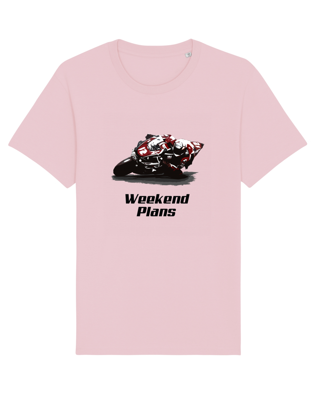 Tricou mânecă scurtă Unisex Rocker Cotton Pink