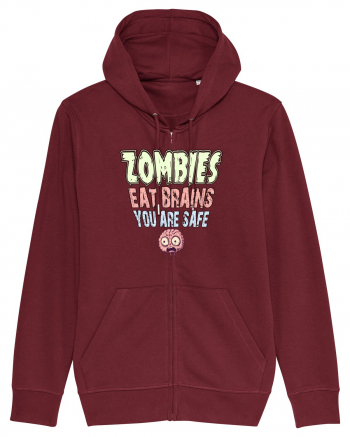 ZOMBIES EAT BRAINS, YOU ARE SAFE! :D Burgundy